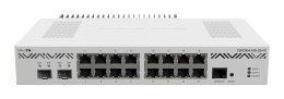 Router Mikrotik CCR2004-16G-2S+PC Total Ethernet  Ports:18; Architecture:ARM 64bit; CPU core:4