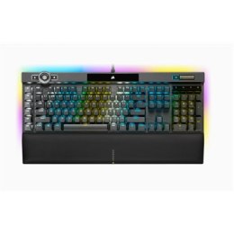 Corsair | K100 RGB Optical | Mechanical Gaming Keyboard | Mechanical Gaming Keyboard | US | Wired | Black/Red