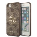 Guess GUHCI84GMGBR iPhone 7/8/SE 2020/2022 brązowy/brown hardcase 4G Big Metal Logo