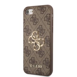 Guess GUHCI84GMGBR iPhone 7/8/SE 2020/2022 brązowy/brown hardcase 4G Big Metal Logo