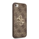 Guess GUHCI84GMGBR iPhone 7/8/SE 2020/2022 brązowy/brown hardcase 4G Big Metal Logo