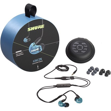 Shure SE215 Earphone, Blue W/MODEL: RMCE-UNI Shure