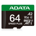 ADATA Speed Plus MicroSDXC 64 GB Class 3 UHS-I/U3 A2 V30