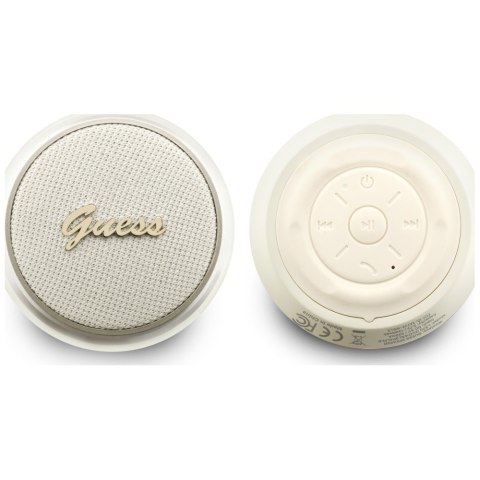 Głośnik Bluetooth Guess 5W Script Metal Logo złoty