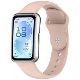 Pasek Beline Reverse Buckle Strap do Huawei Band 11 różowy