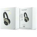 Słuchawki nauszne Guess Bluetooth ENC 4G Gold Script Metal czarny