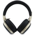 Słuchawki nauszne Guess Bluetooth ENC Metal 4G Script Logo czarny