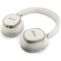 Słuchawki nauszne Guess Bluetooth ENC Rectangle Metal Script biały