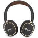 Słuchawki nauszne Guess Bluetooth ENC Rectangle Metal Script brązowy