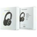 Słuchawki nauszne Guess Bluetooth ENC Rectangle Metal Script brązowy