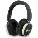 Słuchawki nauszne Guess Bluetooth ENC Rectangle Metal Script czarny