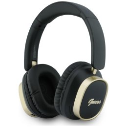 Słuchawki nauszne Guess Bluetooth ENC Rectangle Metal Script czarny