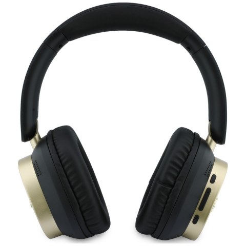 Słuchawki nauszne Guess Bluetooth ENC Rectangle Metal Script czarny