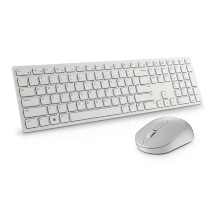 Dell | Keyboard and Mouse | KM5221W Pro | Keyboard and Mouse Set | Wireless | Mouse included | US | m | White | 2.4 GHz | g