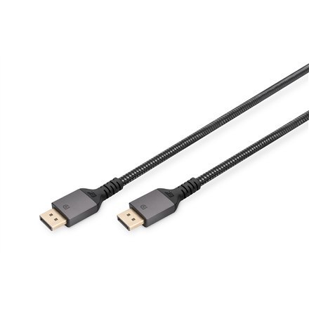 Digitus | Kabel DisplayPort | Męski | 20-pinowy DisplayPort | Męski | 20-pinowy DisplayPort | 3 m | Czarny