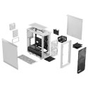 Fractal Design | Meshify 2 Compact Lite | Okno boczne | Biały TG Clear | Mid-Tower | Zasilacz w zestawie Nie | ATX