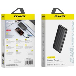 PowerBank AWEI P5K Pro 10000mAh 2xUSB czarny