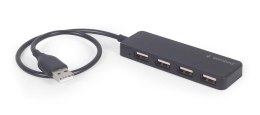 Gembird Hub USB 2.0 4-Portowy (czarny)