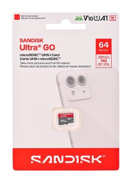 Sandisk Ultra Go microSD UHS-I 64GB MicroSD 140MB/s(R)