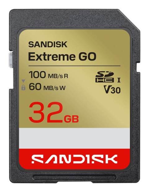Sandisk Extreme Go SD UHS-I 32GB SD 100MB/s(R) / 60MB/s(W)