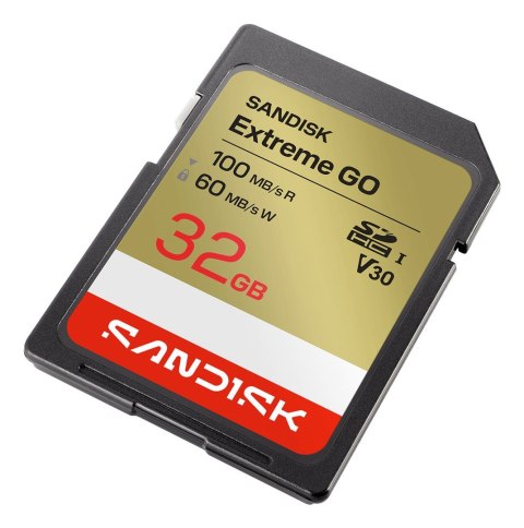 Sandisk Extreme Go SD UHS-I 32GB SD 100MB/s(R) / 60MB/s(W)