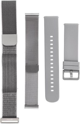 Inteligentny smartband Titmo Loop I-110 Bluetooth EKG HRV HR BP SPO2 IP68 srebrny