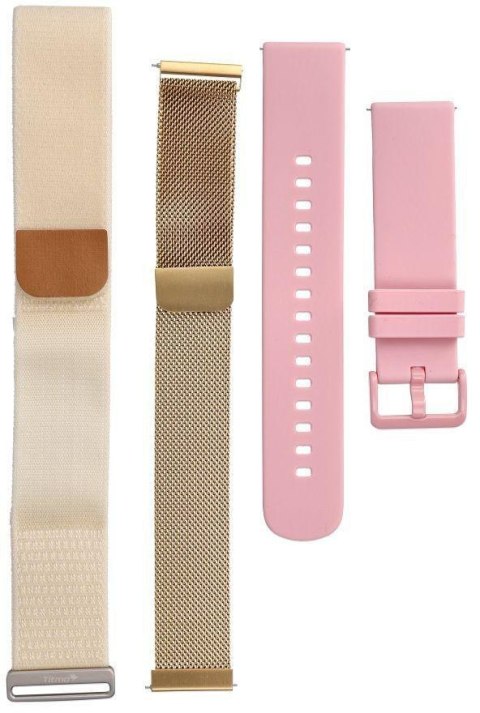 Inteligentny smartband Titmo Loop I-110 Bluetooth EKG HRV HR BP SPO2 IP68 złoty