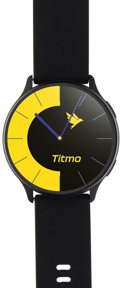 Smartwatch Titmo O-200 GPS AMOLED Bluetooth IP68 czarny