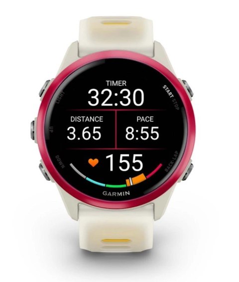 Zegarek Garmin Forerunner 570 42mm Bone/Raspberry Aluminium