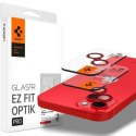 Spigen Optik.Tr Camera iPhone 14/14 Plus EZ FIT Lens 2szt./2pcs czerwony/red AGL05605