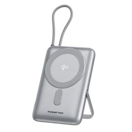 POWERTON Energy MagCore 10000mAh, Srebrny