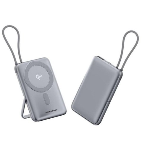 POWERTON Energy MagCore 10000mAh, Srebrny