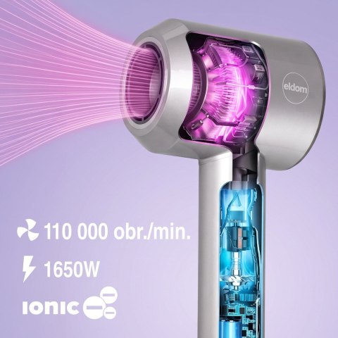 ELDOM SUSZARKA DO WŁOSÓW HT280 1500 W WYŚW.LED