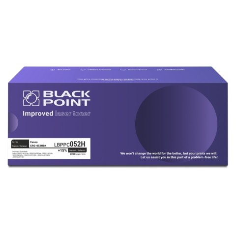 Toner BLACK POINT LBPPC052H Canon CRG-052HBK