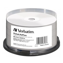 Verbatim BD-R, Single Layer 25GB, spindle, 43743, 6x, 25-pack