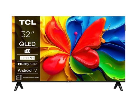 Telewizor TCL 32V4C QLED 32" Full HD Android TV Dolby Digital DVB-T2 Czarny
