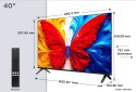 Telewizor TCL 40S5L QLED 40" Full HD Android TV Dolby Digital DVB-T2 Czarny