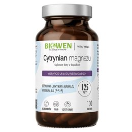 BIOWEN Cytrynian magnezu - 100kaps.