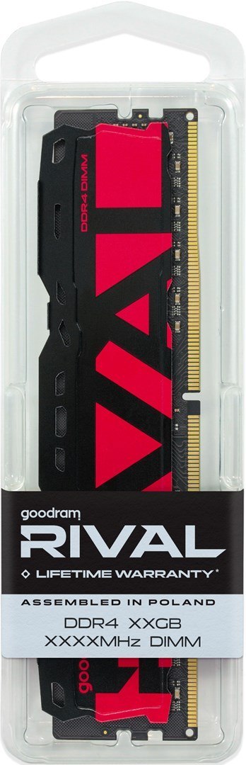 DDR4 32GB 3200MHz UDIMM goodram RIVAL Radiant Red