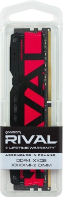 DDR4 8GB 3200MHz UDIMM goodram RIVAL Radiant Red
