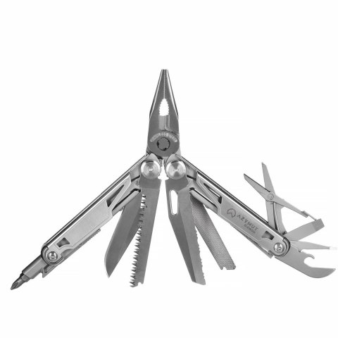 Multitool AZYMUT Giewon - 14 narzędzi + kabura do pasa (H2038) (OUTLET)