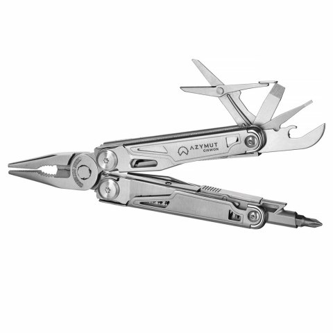 Multitool AZYMUT Giewon - 14 narzędzi + kabura do pasa (H2038) (OUTLET)