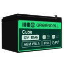 Green Cell AGM VRLA 12V 10Ah maintenance-free bateria do UPS units