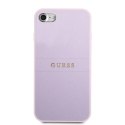 Guess GUHCI8PSASBPU iPhone 7/8 / SE 2020 / SE 2022 hardcase fioletowy/purple Saffiano Hot Stamp & Metal Logo