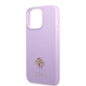 Guess GUHCP13XPS4MU iPhone 13 Pro Max 6,7" purpurowy/purple hardcase Saffiano 4G Small Metal Logo