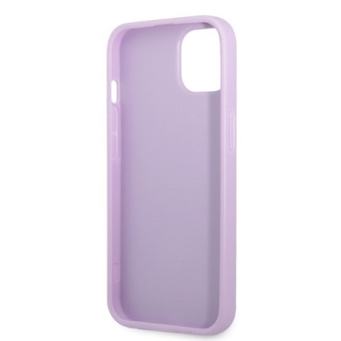 Guess GUHCP13SPS4MU iPhone 13 mini 5,4" purpurowy/purple hardcase Saffiano 4G Small Metal Logo