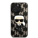 Karl Lagerfeld KLHCP13LPMNIKBK iPhone 13 Pro / 13 6,1" hardcase czarny/black Monogram Ikonik Patch