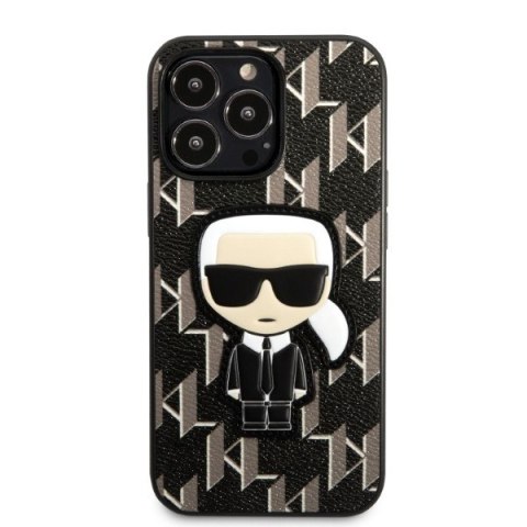 Karl Lagerfeld KLHCP13LPMNIKBK iPhone 13 Pro / 13 6,1" hardcase czarny/black Monogram Ikonik Patch