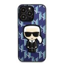 Karl Lagerfeld KLHCP13LPMNIKBL iPhone 13 Pro / 13 6,1" hardcase niebieski/blue Monogram Ikonik Patch