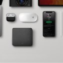 UNIQ Ład. siec. HUB Surge Mini 100Wczarny/charcoal black 2xUSB Quick Charge 3.0 + 2xUSB-C PD 3.0 (LITHOS Collective)